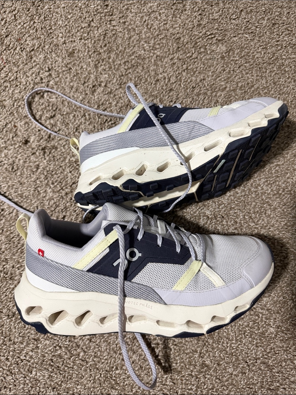 On Running Cloudmonster Women's Athletic Shoes - Purple, Navy & Yellow